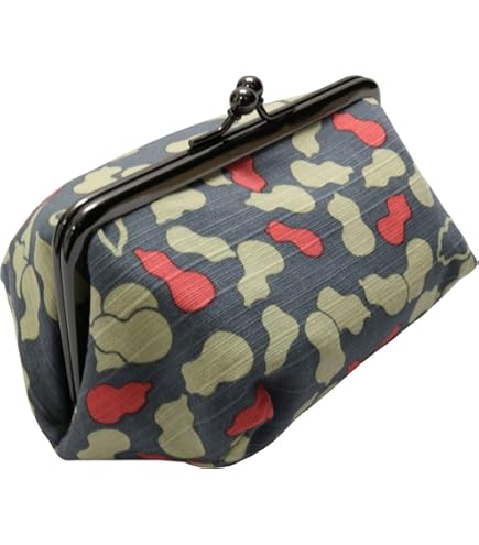 Amazon | となりのトトロ 伝統印伝シリーズ (1)親子がま口(紺